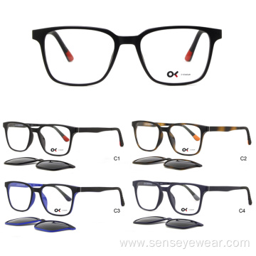 Ultem Frame Clip On Glasses Polarized Sunglasses